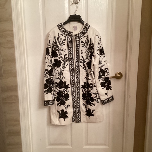 Chicos Beaded opera coat. - Picture 1 of 2